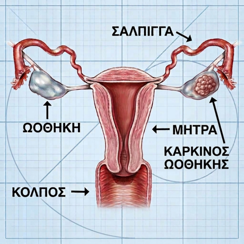 Καρκίνος των ωοθηκών – Πρόληψη και έγκαιρη γυναικολογική διάγνωση