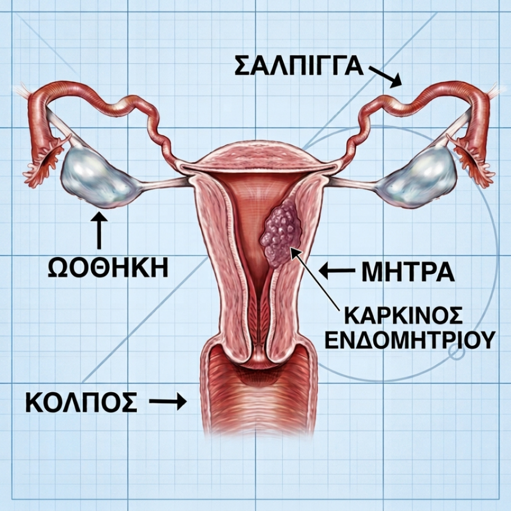 Καρκίνος του ενδομητρίου στη μήτρα