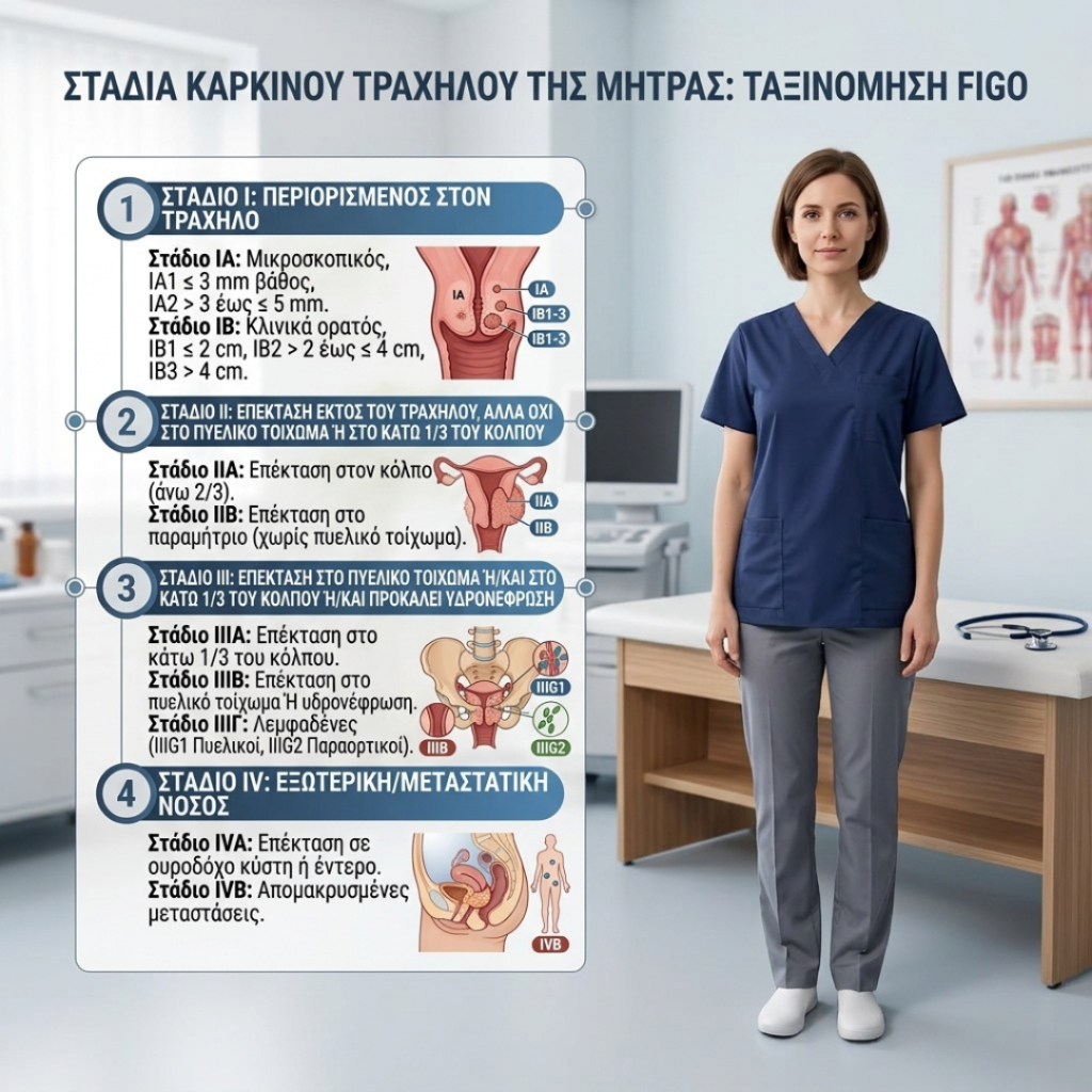 Σταδιοποίηση καρκίνου του τραχήλου της μήτρας – Ταξινόμηση FIGO